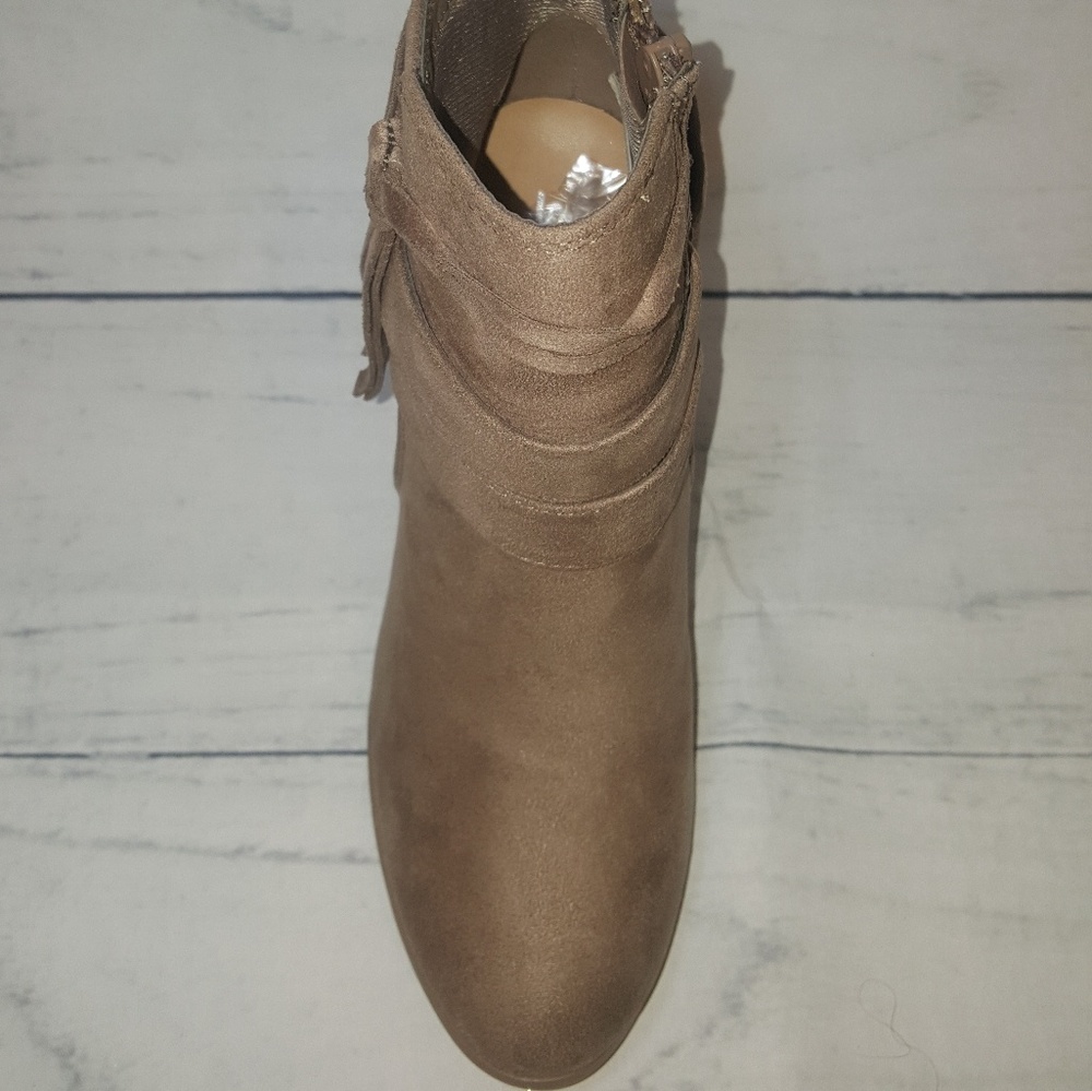 Taupe ELIZA Ankle Booties - Picture 4 of 4